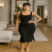 Florida Dress – Flourish With Charm And Elegance - Black - View 4