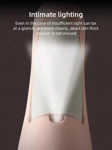 1Pc Electric Foot File, USB Rechargeable Feet Callus Remover With 2 Speed Of Replacement Rollers & LED Lights, Professional Hard Skin Remover Foot Care Tools For Cracked Heels Calluses & Dead Skin, Suitable For Both Men And Women To Remove Dry Skin And Dead Skin On Feet