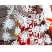 3er Set Schneeflocken Weihnachten Runde Fenster Tür Weihnachtsbaum Dekoration Weiß Weihnachten Weihnachtsdekoration Weihnachtsgeschenke Weihnachtsdeko