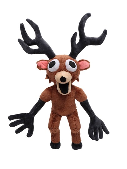 دمية غزال متحولة حقيقية الحياة دمية زرافة من القماش الناعم | دمية حيوان ناعمة غزال ديكور غرفة الأطفال دمية زرافة محاكاة دمية قماشية منطقة حديقة الحيوان هدية دمية قماشية