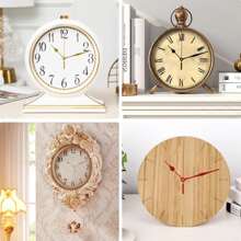 Clock Mechanism Kit, Wall Clock Movement With 3 Hands For DIY Kitchen Clocks And Home Decor Clocks Room Decor