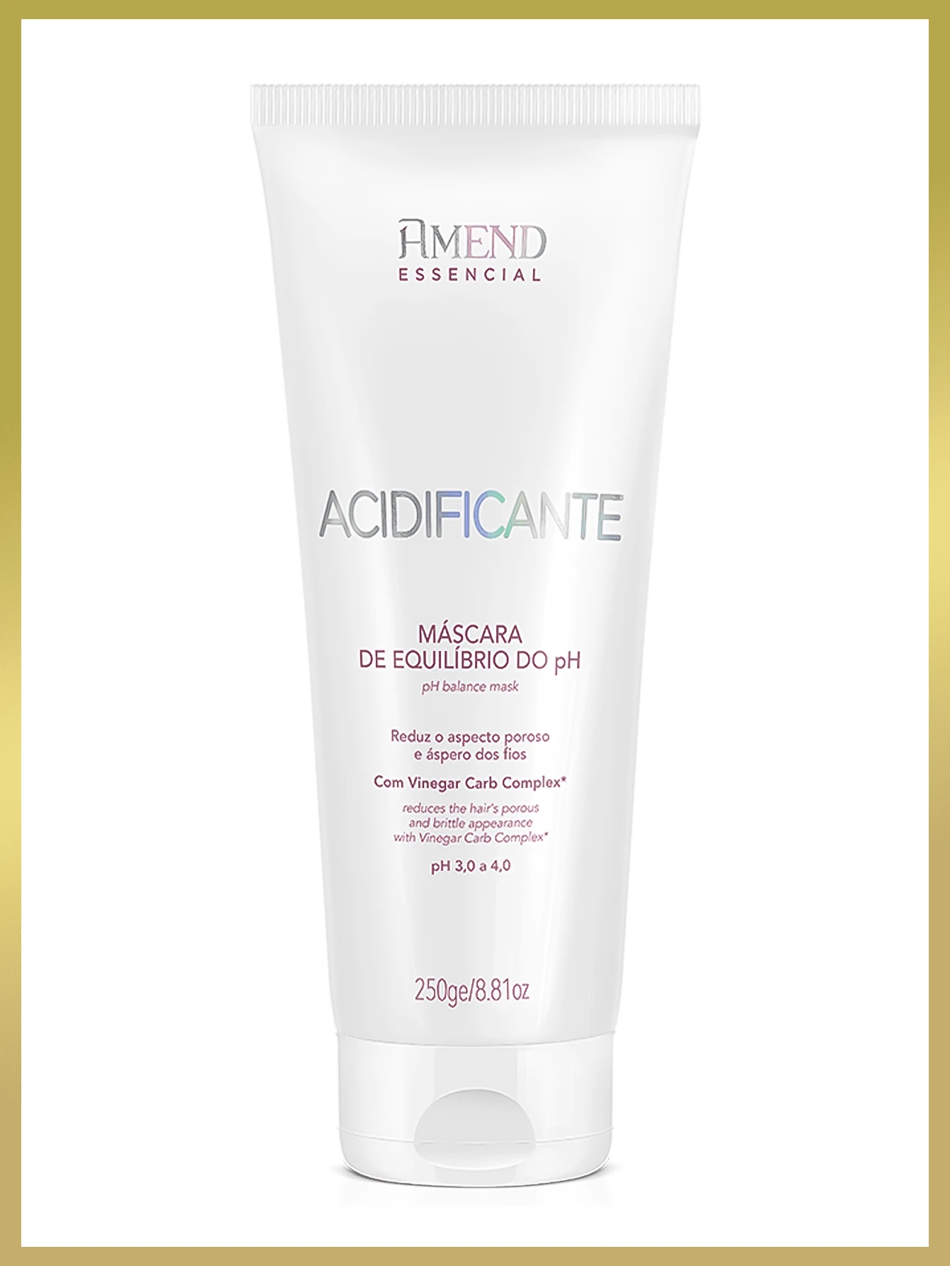 Essential Acidifying Mask 250g (Rebalances The PH Of The Hair Fiber, Reducing Frizz) Amend - 250g - View 1