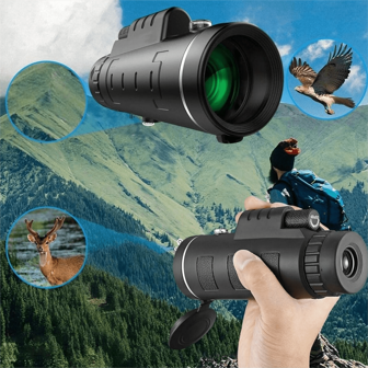 Ultra Clear HD Monocular Telescope, Ideal For Birdwatching, Hiking, Camping, Sports, And Travel