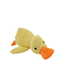 1/2/3件（颜色随机）宠物毛绒打结玩具，中型/小型犬咀嚼玩具，带声音