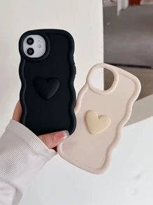 2025's Latest Big Wave Macaron Mobile Phone Case With Bow, Best Selling Compatible With Samsung Galaxy S25, S24, S24 Plus/S24+, S24 Ultra, S24 FE, S20, S21, S22, S23. Adorable Light Purple Heart Phone Case Compatible With IPhone 11/11 Pro/11 Pro Max/12/12 Pro/12 Pro Max/13/13 Pro/13 Pro Max/14/14 Pro/14 Pro Max Waterproof Shockproof Anti-Fall Scratch Resistant