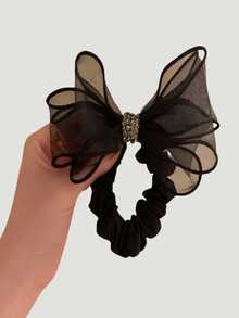 3 قطع من الأقواس المرصعة بالراين ذات الألوان المتعددة للنساء، عقدة الفراشة راين بسيط متعدد الوظائف/إكسسوار أنيق للسوار، إكسسوار شعر للنساء، مناسب للارتداء اليومي والحفلات والسفر والمناسبات الرسمية، مناسب كهدايا صغيرة رومانسية مثل أعياد الميلاد/المناسبات، ربطات الشعر، ربطات الشعر المجعدة، إكسسوارات الشعر