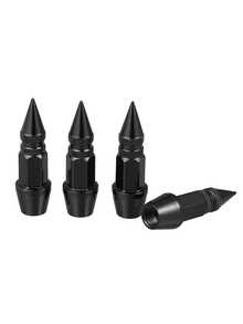 45mm Tapas universales de válvula de motocicleta, tapas de válvula con cabeza de bala, tapas de válvula puntiagudas personalizadas