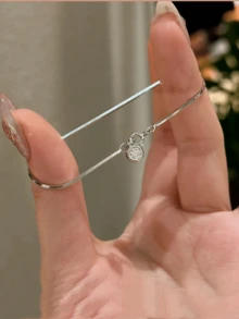 2pcs/Set Titanium Steel Non-Fading Braided Gold Color Strap Bracelet, Vintage Chic Luxury Accessories For Women - Multicolor - View 5