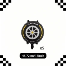 Bóng bay họa tiết lốp xe đen trắng, trang trí tiệc chủ đề xe đua, bóng bay hình lốp xe mô tô địa hình, thích hợp cho tiệc sinh nhật, sự kiện đua xe địa hình, hoàn hảo cho các lễ kỷ niệm theo chủ đề ô tô và tiệc xe go-kart. - Nhiều màu - Xem 11