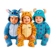 Disney Pack 3 Baby Rompers Minnie, Marie, Angel - Multicolor - View 1