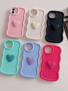 2025's Latest Big Wave Macaron Mobile Phone Case With Bow, Best Selling Compatible With Samsung Galaxy S25, S24, S24 Plus/S24+, S24 Ultra, S24 FE, S20, S21, S22, S23. Adorable Light Purple Heart Phone Case Compatible With IPhone 11/11 Pro/11 Pro Max/12/12 Pro/12 Pro Max/13/13 Pro/13 Pro Max/14/14 Pro/14 Pro Max Waterproof Shockproof Anti-Fall Scratch Resistant