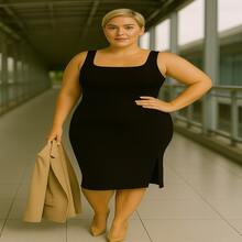Florida Dress – Flourish With Charm And Elegance - Black - View 3