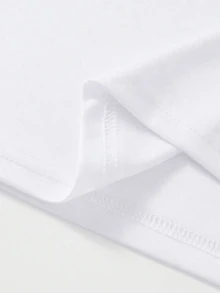 Y2K Mariposa  Hoja  Floral    Casual  Sexy  Dulce  Fiesta  Elegante    Ninguno    Playa  Noche de fiesta  Vacaciones  Boda  Deportivo  Oficina  Trajes de aeropuerto  Concierto de música country  desalmuerzo  Escenario y concierto    Camiseta de Mujer con Estampado de Colibríes y Flores - Manga Corta, Cuello Redondo, Diseño Tropical Vibrante y Corazones, Tejido Elástico Lavable a Máquina para Primavera y Verano, Ropa Inspirada en la Naturaleza, Ajuste Cómodo - Blanco - Ver 5