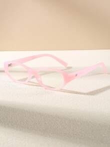 1pc Retro Oval Millennium Style Sexy PC (Polycarbonate) Eyeglasses, Suitable For Everyday Use In Spring/Summer