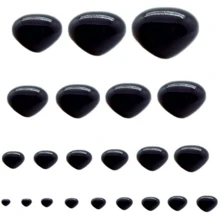 10 pezzi Accessori fai-da-te per bambole di peluche, nasi triangolari di animali per orsacchiotti - Multicolore - Visualizzare 2