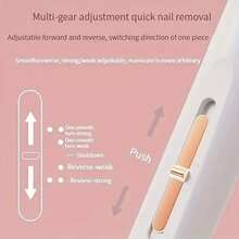5-In-1 Portable Nail File, Electric Nail Drill With 5 Accessory Drill Bits, USB Charging With LED Light, Adjustable Speed, Suitable For Nail Art And Nail Care Tools, Nail Art And Foot Care Electric Nail File Set, Ideal For Birthday Gifts And Holiday Gifts - Multicolor - View 9