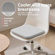 1 Stück Stuhlkissen, Sitzkissen, Outdoor Kissen, Strandkissen, Gartenkissen, Esszimmerstuhl Sitzkissen, Sitzkissen & Gesäßkissen - Essentiell für langes Sitzen im Sommer, atmungsaktiv und schweißabweisend, langanhaltend und rutschfest. Kissen mit Füllung; geeignet für Schlafzimmer, Gärten, Sofas, Hängesessel, Büros und Essgelegenheiten; erhältlich in Grau, Schwarz, Blau und Khaki.