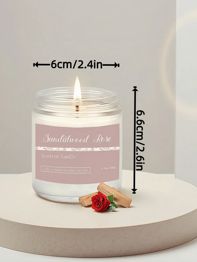 1 pieza Velas perfumadas (99g), Velas enlatadas, Regalos para el Día de la Madre, Decoración del hogar de primavera, Regalos de velas de cumpleaños para novias, Regalos de camping, Amantes de exteriores, Velas, Regalos, Decoración del hogar, Adecuado para dormitorio y baño, Fragancia de larga duración, Con fragancia de aceites esenciales, Regalo perfecto para familiares y amigos - Multicolor - Ver 2