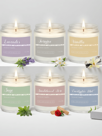 1PC Scented Candles, Canned Candles ,Mother's Day Gifts, Spring Home Decor, Birthday Candle Gifts For Girlfriends, Camping Gifts, Outdoor Lovers,Candles, Gifts, Home Decor,Suitable For Bedroom Bathroom, Long-Lasting Fragrance, With Essential Oil Fragrance, Perfect Gift For Family And Friends,3.5oz