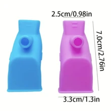 1pc Bathroom Sink Nozzle Faucet Extender, Rubber Elastic Water Tap Extension, Kitchen Faucet Accessories For Hand Washing Home Bathroom Decor Fall Decor Back To School - Multicolor - View 14