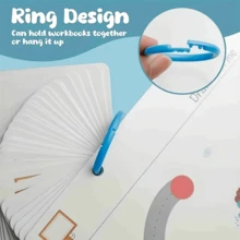 1 件 32 页全脑开发训练套装、阅读和写作练习册 - 笔控制和绘画教育书 | 学习写作技巧、可擦除儿童书写贴纸、返校礼物、生日礼物、圣诞节、感恩节和其他 11 个节日礼物（不包括笔和橡皮擦） - 彩色 - 查看 5