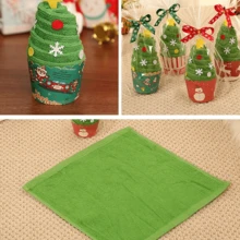 Weihnachts-Handtücher - 1 Packung Weihnachts-Kuchenform Handtuch, Weihnachtsdekoration Roter Weihnachtsmann Neujahrsgeschenk, Weihnachtsmuster Design Weihnachts-Handtuch Geschenkset Weihnachten Weihnachtsdekoration Weihnachtspyjamas Weihnachtsgeschenke Weihnachtsdekoration