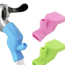 1pc Bathroom Sink Nozzle Faucet Extender, Rubber Elastic Water Tap Extension, Kitchen Faucet Accessories For Hand Washing Home Bathroom Decor Fall Decor Back To School - Multicolor - View 15