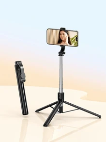 Treppiede bastone per selfie retrattile da 170 cm con telecomando senza fili, compatibile con e smartphone Android, adatto per live streaming, vlog, raduni familiari, riprese di feste di Natale, per selfie tenuti in mano, attività all'aperto, interviste per vacanze estive, viaggi, attività all'aperto, supporto treppiede per live streaming