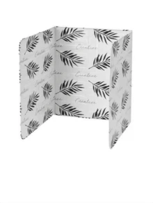 Aluminium Küchenspritzschutz, antihaftbeschichteter Pfannenspritzschutz, Metall-Küchenspritzschutz, Küchengas-Herdschutz, hitzebeständiger Ölschutz, unverzichtbares Kochzubehör, faltbar, ohne Lebensmittelkontakt, Öl- und Hitzeschutz, geeignet für Gasöfen, Kochschutz, Spritzschutz