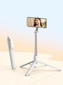 Treppiede bastone per selfie retrattile da 170 cm con telecomando senza fili, compatibile con e smartphone Android, adatto per live streaming, vlog, raduni familiari, riprese di feste di Natale, per selfie tenuti in mano, attività all'aperto, interviste per vacanze estive, viaggi, attività all'aperto, supporto treppiede per live streaming