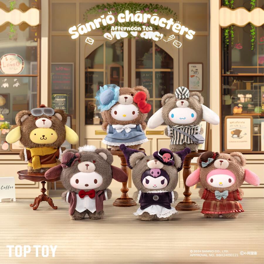 Miniso TOPTOY British Afternoon Tea Blind Box Collectible Toy With Character Collection Card, Cute Gift For Girls, Figurine Decor - Multicolor - View 1
