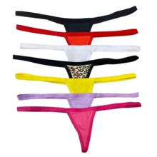 Micro Thong Panty Kit Provocative Thin Strap Does Not Mark On Clothing - Nhiều màu - Xem 3