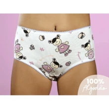 Kit Of 10 Cotton Children's Panties - Nhiều màu - Xem 7