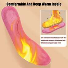 Palmilhas térmicas para manter os pés aquecidos, palmilhas de espuma viscoelástica com suporte para o arco do pé, ideais para mulheres no inverno, protetores de calçados.