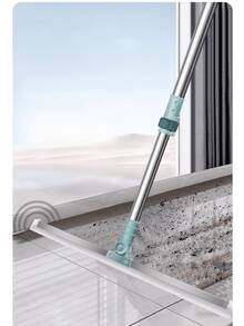 Rubber Squeegee Broom With Handle, Can Clean Floors, Windows, Silicone Pet Hair, Indoor Cleaning Magic Broom, Can Clean Glass, Hair, Fine Dust And Liquids, Suitable For Smooth Floors And Carpets - Multicolor - View 16