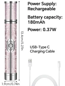 電動 USB 磨甲機－多功能凝膠美甲修整套組，適用於修剪指甲、修剪腳甲與拋光，便攜式美甲工具，附多款配件，USB 充電，美甲配件，適合居家沙龍，女士禮物 - 彩色 - 查看 11