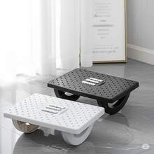 1 pezzo Poggiapiedi da scrivania, poggiapiedi da ufficio di dimensioni maggiori, sgabello a dondolo per infermieri, tavola di equilibrio a dondolo, design ergonomico per il supporto della postura, uso in ufficio e a casa, articoli da campeggio