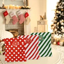 24 Stück Weihnachts-Papiertüten, Kraftpapier Süßigkeitstüten Geschenkverpackung Dekoration Leckereien Süßigkeiten Tüten für Kinder Mädchen Jungen Geburtstag Weihnachtsparty Gastgeschenke Weihnachtsdekorationen Weihnachtspyjamas Weihnachtsgeschenke Weihnachtsdekoration