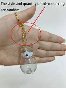 1pc/4pcsTransparent Pet Hair Storage Container Made Of Plastic(Dear Valued Customers, Please Carefully Review The Product Videos And The Actual Photos Of The Details Before Making Your Purchase Decision.),(The 4-Piece Set Includes Forceps.), Capsule Design Portable Keychain Suessential For Pet Owners Year-Round,Dog Hair Collection Keychain , Pet Fur Key Holder Transparent Bottle, Portable Memory Capsule For Pet Hair Keepsake