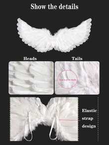 Bộ 3 cánh thiên thần và ác quỷ, thích hợp làm đạo cụ, phụ kiện cosplay, chụp ảnh cưới và du lịch, tiệc tùng, biểu diễn sân khấu và trang trí ngày lễ. Giá cả phải chăng, bền, nhẹ và thiết kế trang nhã. - Nhiều màu - Xem 7