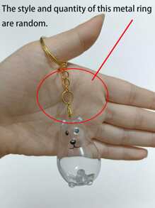 1pc/4pcsTransparent Pet Hair Storage Container Made Of Plastic(Dear Valued Customers, Please Carefully Review The Product Videos And The Actual Photos Of The Details Before Making Your Purchase Decision.),(The 4-Piece Set Includes Forceps.), Capsule Design Portable Keychain Suessential For Pet Owners Year-Round,Dog Hair Collection Keychain , Pet Fur Key Holder Transparent Bottle, Portable Memory Capsule For Pet Hair Keepsake