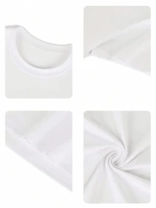 "Viva méxico" cuenta con camisetas estampadas con elementos. Sombreros anchos, rosas, guitarras y otros elementos que transmiten la pasión mexicana. 180G de algodón, ligeramente elástico, cómodo, transpirable y lavable a máquina. Añade un toque exótico a tus viajes diarios - camiseta de algodón para mujer - Blanco - Ver 5