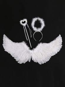 Bộ 3 cánh thiên thần và ác quỷ, thích hợp làm đạo cụ, phụ kiện cosplay, chụp ảnh cưới và du lịch, tiệc tùng, biểu diễn sân khấu và trang trí ngày lễ. Giá cả phải chăng, bền, nhẹ và thiết kế trang nhã. - Nhiều màu - Xem 2