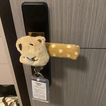 1/2个可爱水豚加厚门把手保护套，防盗浴室锁，防静电卧室门把手套，通用，可爱小物，母亲节礼物，卧室装饰，花园，厨房装饰，夏季，海滩，旅行必备，房间装饰，软萌，毕业季礼物 - 彩色 - 查看 11