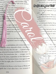 Personalized Name Acrylic Bookmark With 25 Styles Custom Handmade Floral Bookmarks For Book Lovers Unique Reading Accessories Teacher Student Gifts Back To School Stationery - Multicolor - View 13