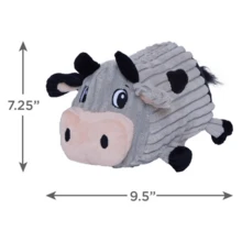 Outward Hound Fattiez Pig Plush Squeaky Dog Toy, Small - MàuB - Xem 3