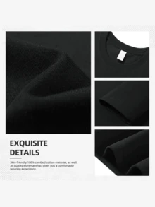 Funny Dad Tax Definition Dad Tax Making Sure It'S Not Poison Selected Pure Cotton Interesting Design Diy Short Sleeve For Men, Soft And Breathable, Suitable For All Seasons, Comfortable, Casual And Sports, Plus Size, L-5xl - 黑色 - 查看 3