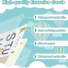 1 件 32 页全脑开发训练套装、阅读和写作练习册 - 笔控制和绘画教育书 | 学习写作技巧、可擦除儿童书写贴纸、返校礼物、生日礼物、圣诞节、感恩节和其他 11 个节日礼物（不包括笔和橡皮擦） - 彩色 - 查看 6