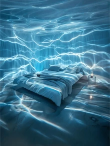 1. USB供电波浪投影灯，带RGB LED显示屏，星空投影氛围灯，遥控器，7种颜色模式，亮度可调，多色照明，适用于卧室、家庭影院、房间装饰、节日礼物、婚礼、露营等场合。 - 多色光 - 查看 4