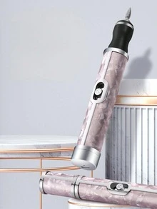 電動 USB 磨甲機－多功能凝膠美甲修整套組，適用於修剪指甲、修剪腳甲與拋光，便攜式美甲工具，附多款配件，USB 充電，美甲配件，適合居家沙龍，女士禮物 - 彩色 - 查看 10